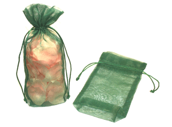rectangle bottom organza bags Gran gang bang